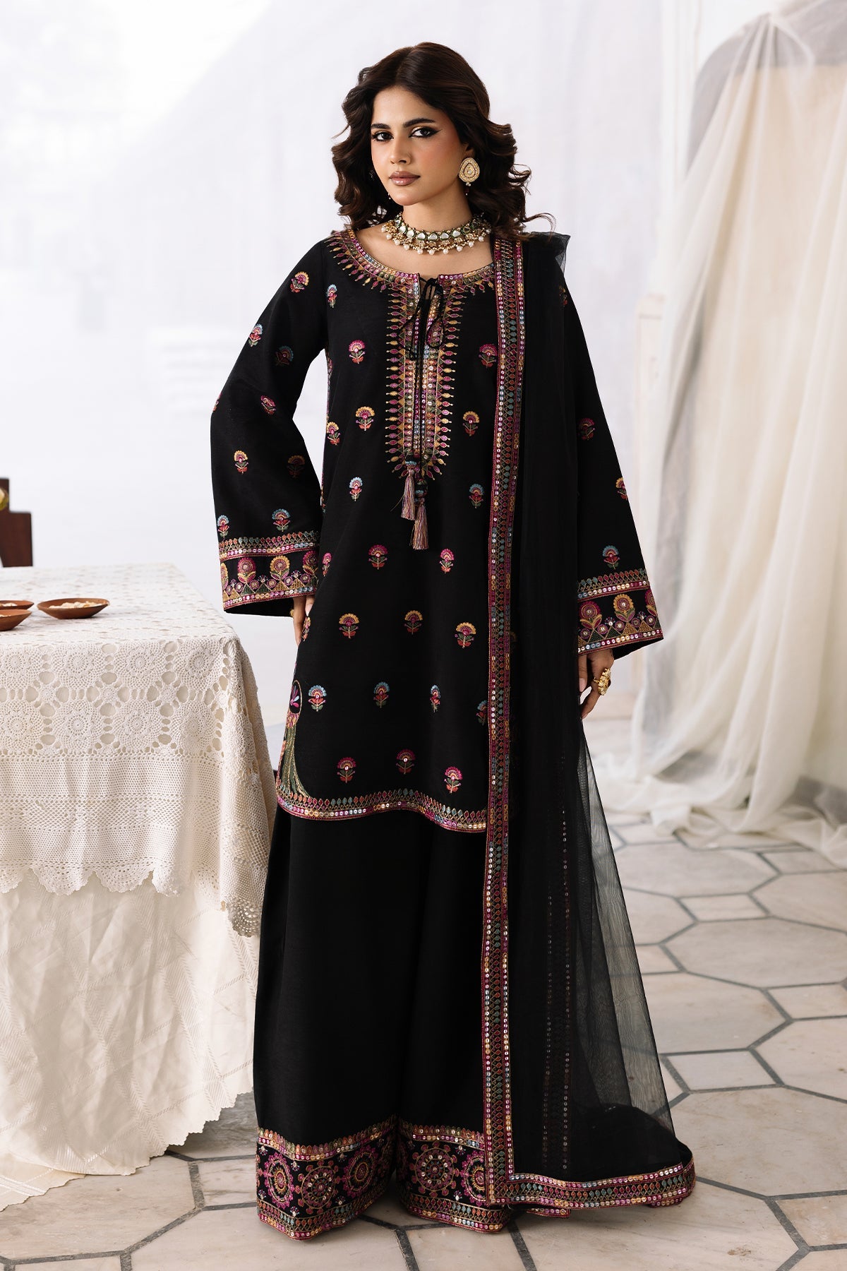 Charizma | Festive Pret | 3-PC Embroidered CMA-6-325 by Charizma - Designer Dress  - Type : Ladies Clothes - Available at Libayah - 100% Original 