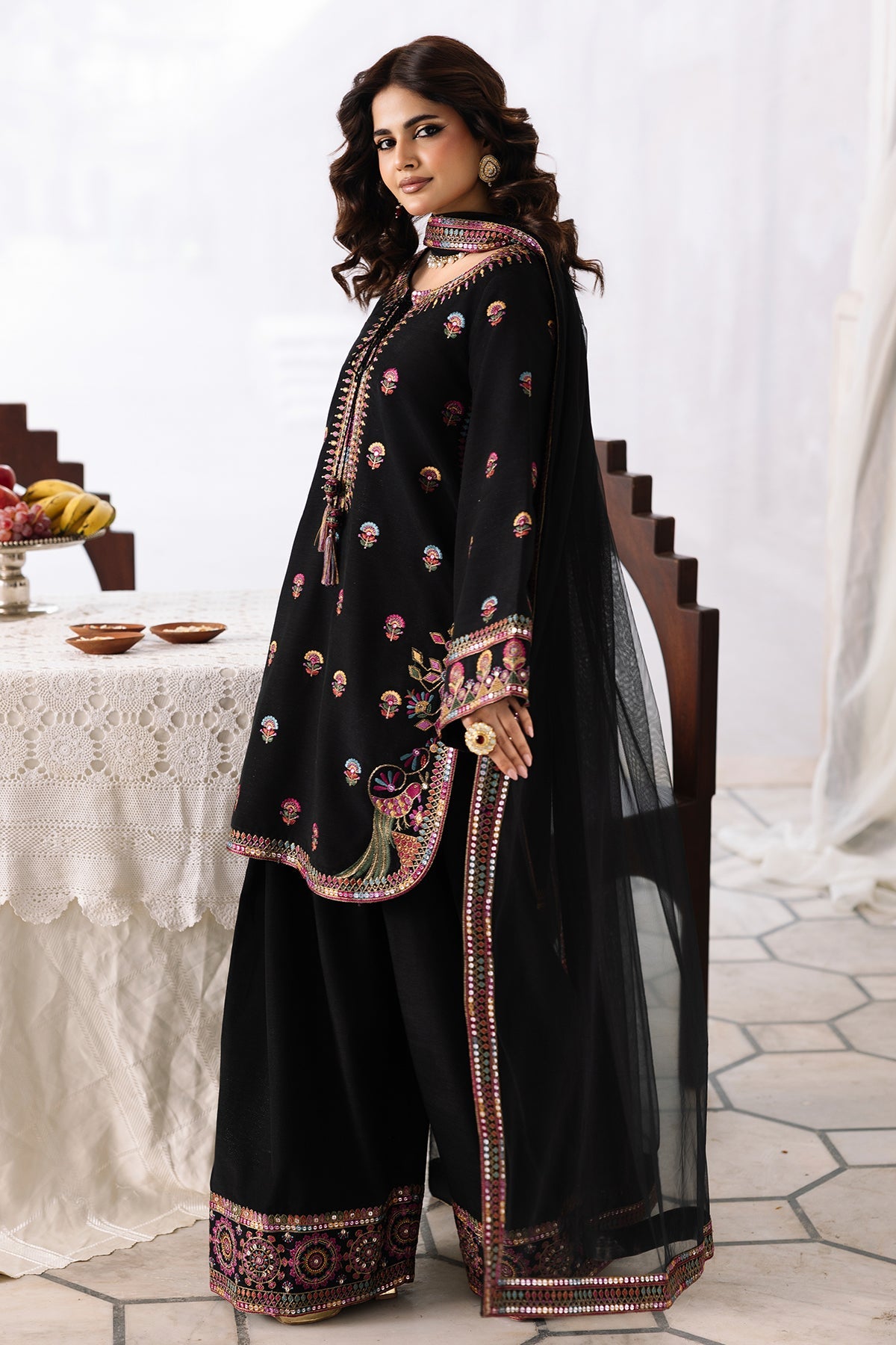 Charizma | Festive Pret | 3-PC Embroidered CMA-6-325 by Charizma - Designer Dress  - Type : Ladies Clothes - Available at Libayah - 100% Original 
