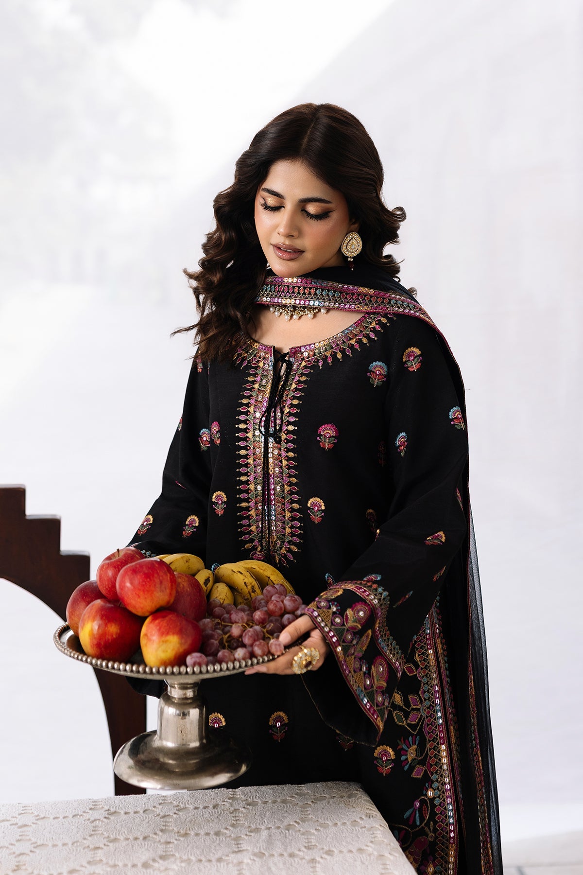 Charizma | Festive Pret | 3-PC Embroidered CMA-6-325 by Charizma - Designer Dress  - Type : Ladies Clothes - Available at Libayah - 100% Original 