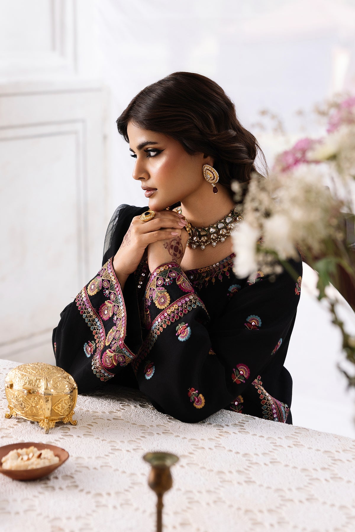 Charizma | Festive Pret | 3-PC Embroidered CMA-6-325 by Charizma - Designer Dress  - Type : Ladies Clothes - Available at Libayah - 100% Original 