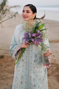 Qalamkar | Sahil Luxury Lawn 26 | SA-05 AYRA by Qalamkar - Designer Dress  - Type : Ladies Clothes - Available at Libayah - 100% Original 