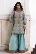Charizma | Festive Pret | 3-Pcs Embroidered Raw Silk CMA-6-328 by Charizma - Designer Dress  - Type : Ladies Clothes - Available at Libayah - 100% Original 