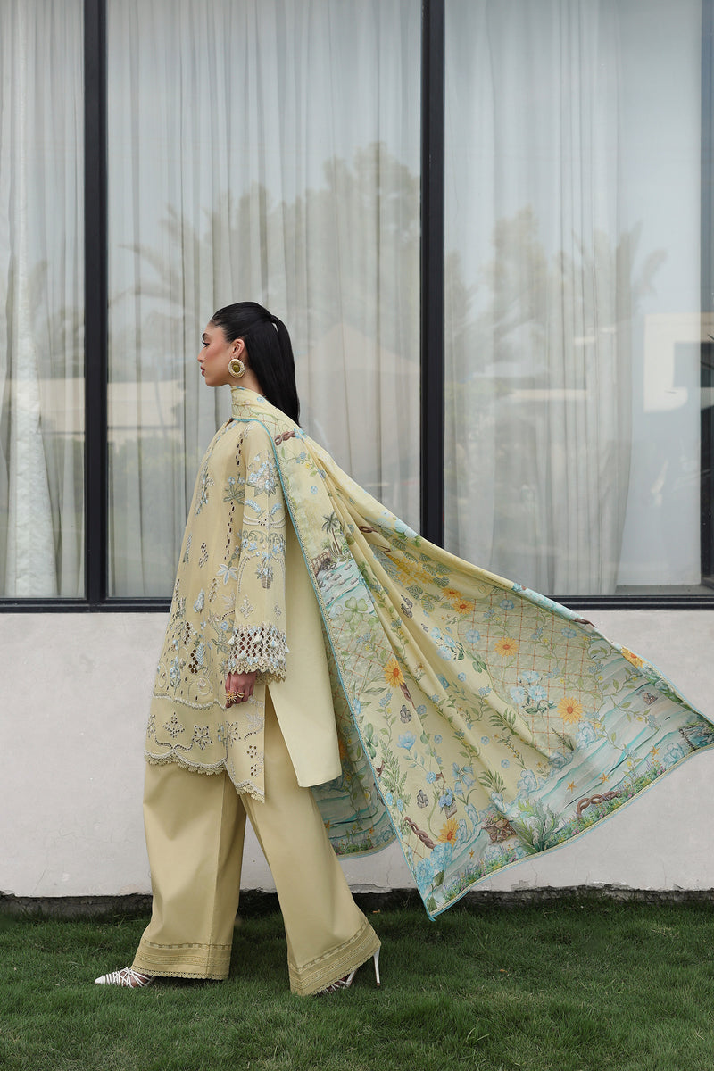 Qalamkar | Q Line Lawn 26 | QKL-11 MEIRA by Qalamkar - Designer Dress  - Type : Ladies Clothes - Available at Libayah - 100% Original 