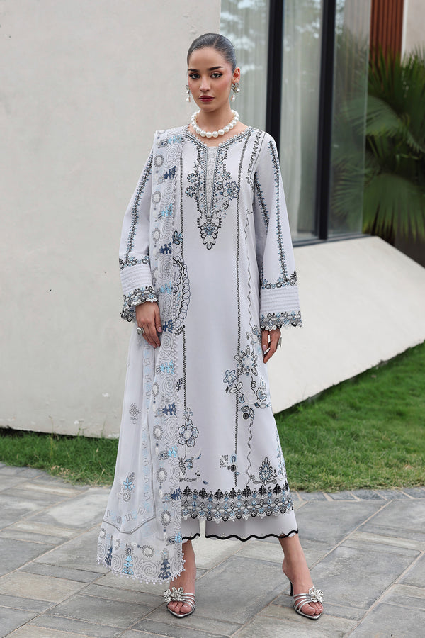 Qalamkar | Q Line Lawn 26 | QKL-03 SAMIA by Qalamkar - Designer Dress  - Type : Ladies Clothes - Available at Libayah - 100% Original 