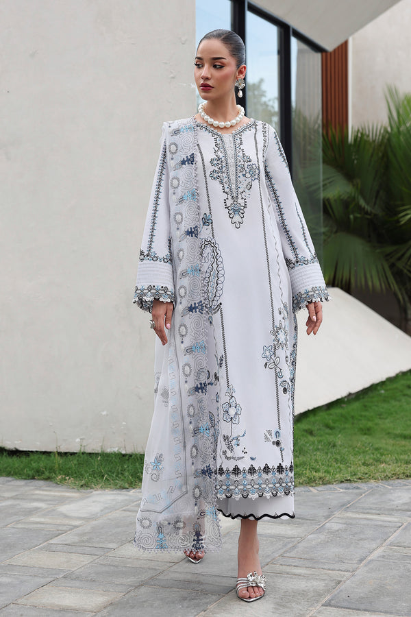 Qalamkar | Q Line Lawn 26 | QKL-03 SAMIA by Qalamkar - Designer Dress  - Type : Ladies Clothes - Available at Libayah - 100% Original 