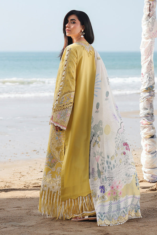 Qalamkar | Sahil Luxury Lawn 26 | SA-07 HIRA by Qalamkar - Designer Dress  - Type : Ladies Clothes - Available at Libayah - 100% Original 