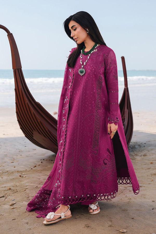 Qalamkar | Sahil Luxury Lawn 26 | SA-01 ZARA by Qalamkar - Designer Dress  - Type : Ladies Clothes - Available at Libayah - 100% Original 