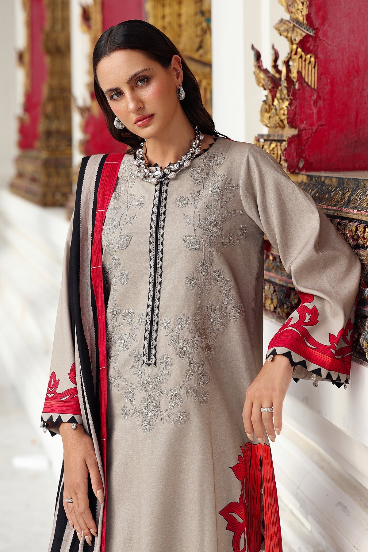Charizma | Aniq Winter 2025 | ANW6-08 by Charzima - Designer Dress  - Type : Ladies Clothes - Available at Libayah - 100% Original 