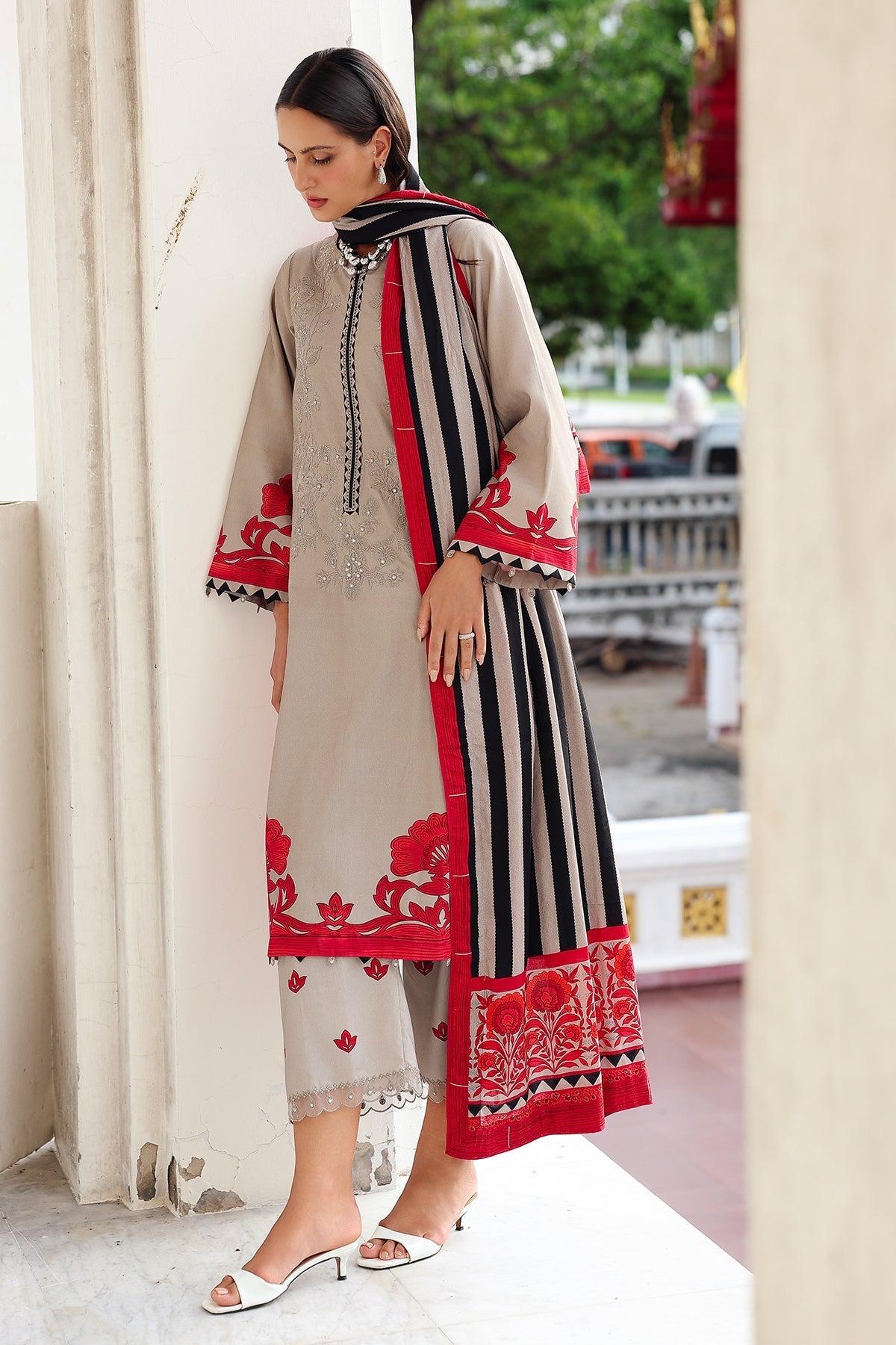 Charizma | Aniq Winter 2025 | ANW6-08 by Charzima - Designer Dress  - Type : Ladies Clothes - Available at Libayah - 100% Original 