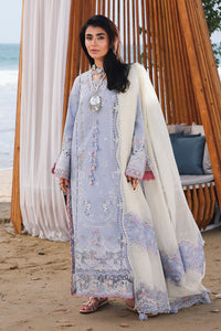 Qalamkar | Sahil Luxury Lawn 26 | SA-08 ZAYNA by Qalamkar - Designer Dress  - Type : Ladies Clothes - Available at Libayah - 100% Original 