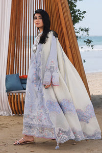 Qalamkar | Sahil Luxury Lawn 26 | SA-08 ZAYNA by Qalamkar - Designer Dress  - Type : Ladies Clothes - Available at Libayah - 100% Original 