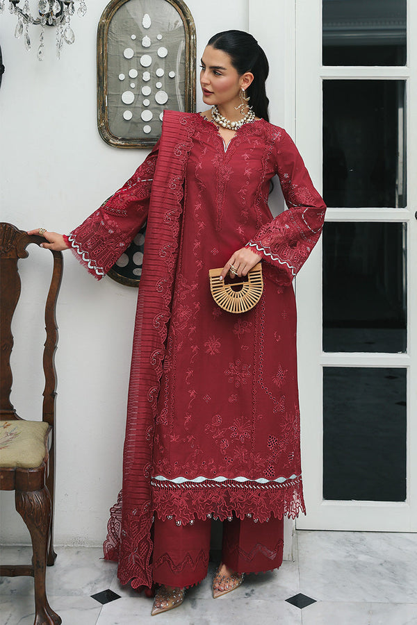 Qalamkar | Q Line Lawn Drop | RP-16 QISTAH by Qalamkar - Designer Dress  - Type : Ladies Clothes - Available at Libayah - 100% Original 