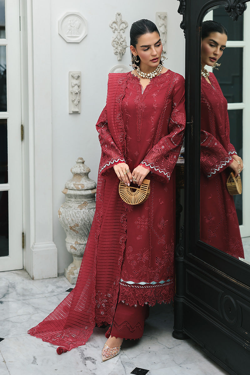 Qalamkar | Q Line Lawn Drop | RP-16 QISTAH by Qalamkar - Designer Dress  - Type : Ladies Clothes - Available at Libayah - 100% Original 