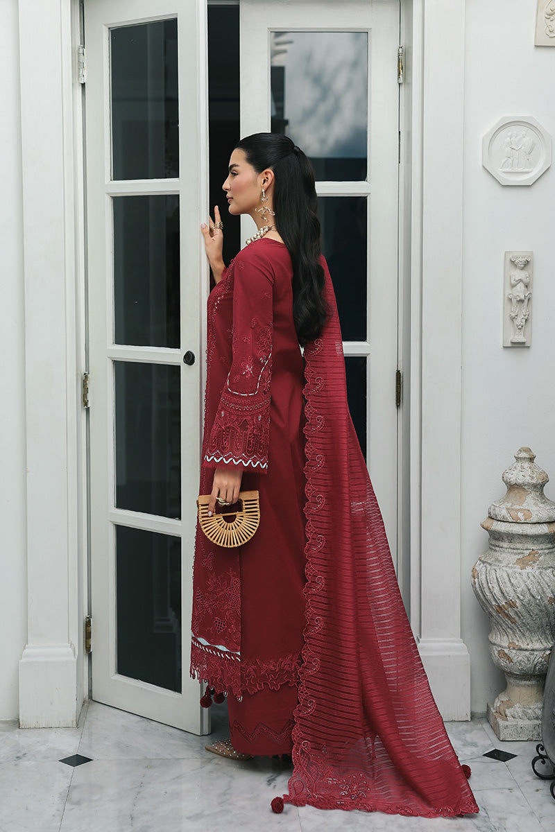 Qalamkar | Q Line Lawn Drop | RP-16 QISTAH by Qalamkar - Designer Dress  - Type : Ladies Clothes - Available at Libayah - 100% Original 