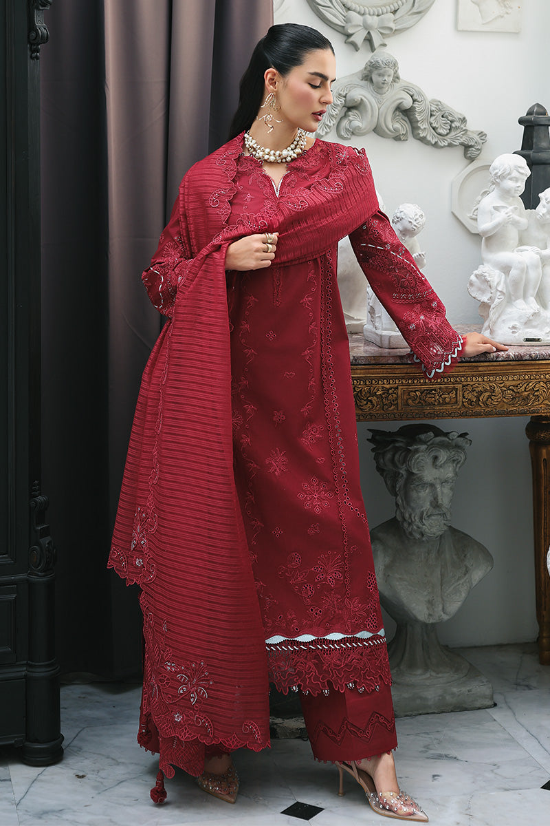 Qalamkar | Q Line Lawn Drop | RP-16 QISTAH by Qalamkar - Designer Dress  - Type : Ladies Clothes - Available at Libayah - 100% Original 