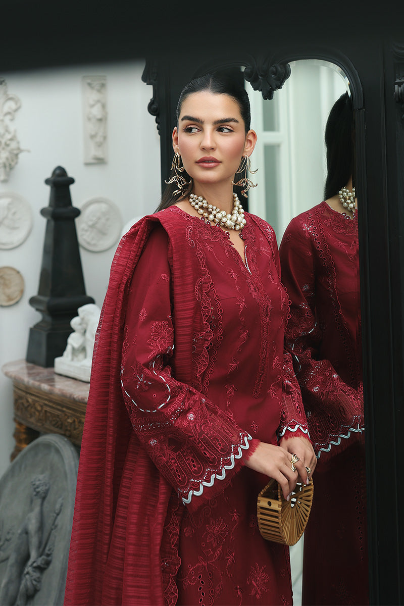 Qalamkar | Q Line Lawn Drop | RP-16 QISTAH by Qalamkar - Designer Dress  - Type : Ladies Clothes - Available at Libayah - 100% Original 