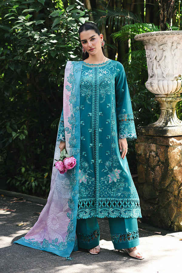 Qalamkar | Q Line Lawn Drop | RP-03 SAPPHIRE by Qalamkar - Designer Dress  - Type : Ladies Clothes - Available at Libayah - 100% Original 