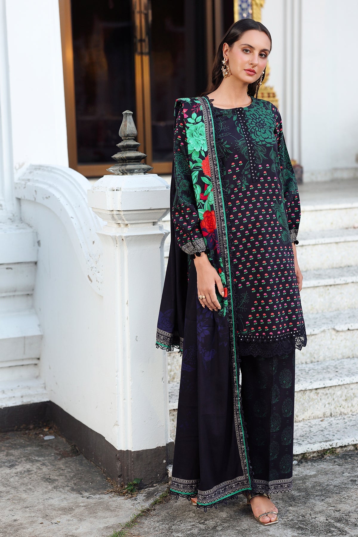 Charizma | Aniq Winter 2025 |  ANW6-07 by Charizma - Designer Dress  - Type : Ladies Clothes - Available at Libayah - 100% Original 