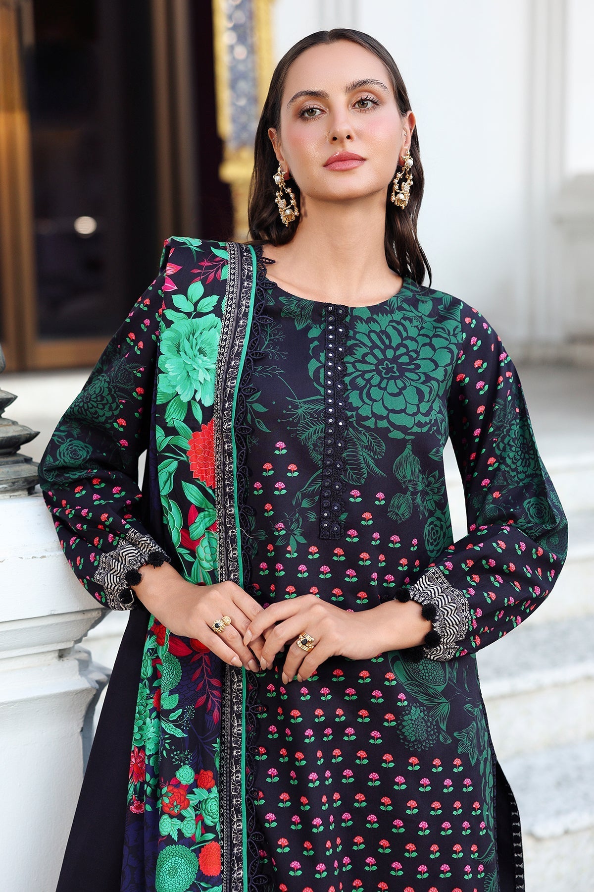 Charizma | Aniq Winter 2025 |  ANW6-07 by Charizma - Designer Dress  - Type : Ladies Clothes - Available at Libayah - 100% Original 