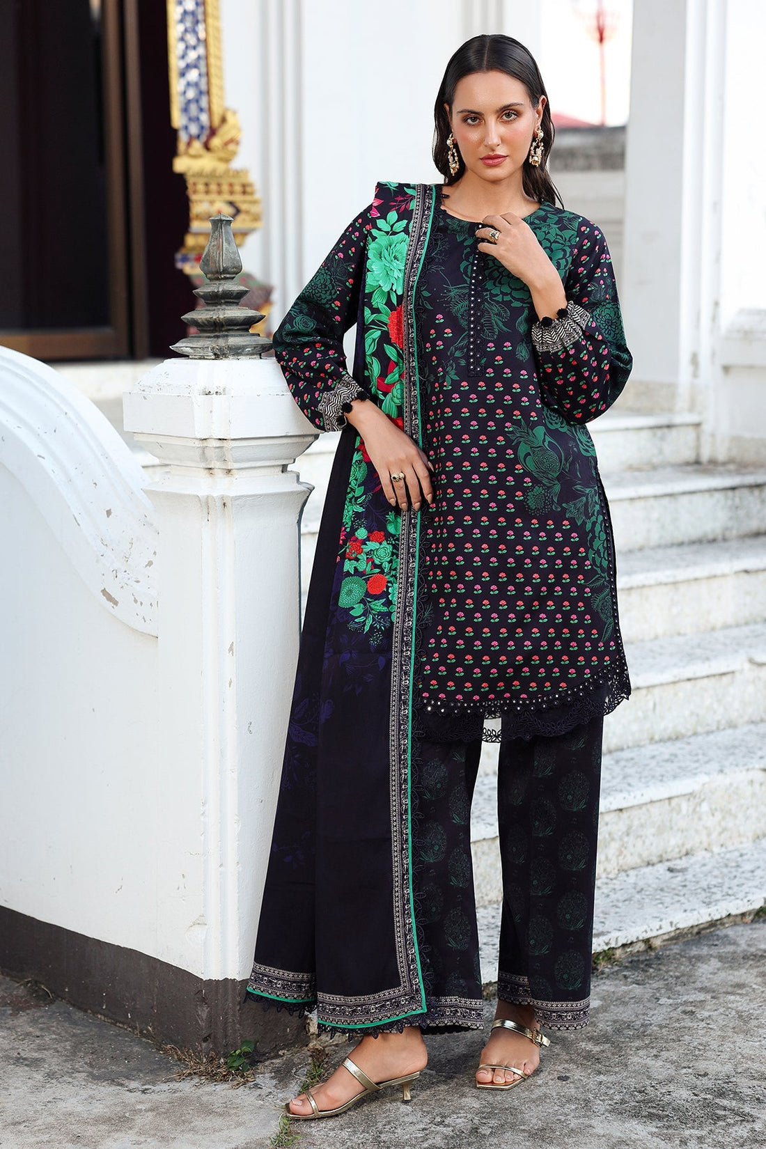 Charizma | Aniq Winter 2025 |  ANW6-07 by Charizma - Designer Dress  - Type : Ladies Clothes - Available at Libayah - 100% Original 
