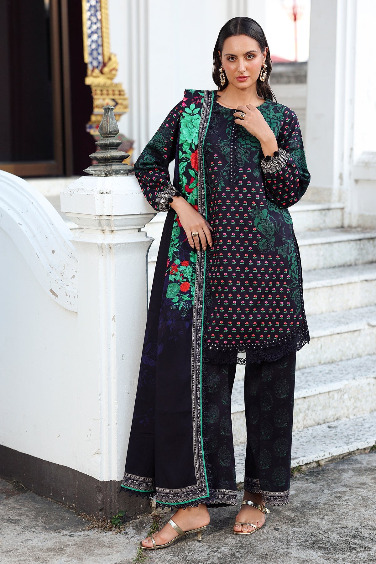Charizma | Aniq Winter 2025 |  ANW6-07 by Charizma - Designer Dress  - Type : Ladies Clothes - Available at Libayah - 100% Original 