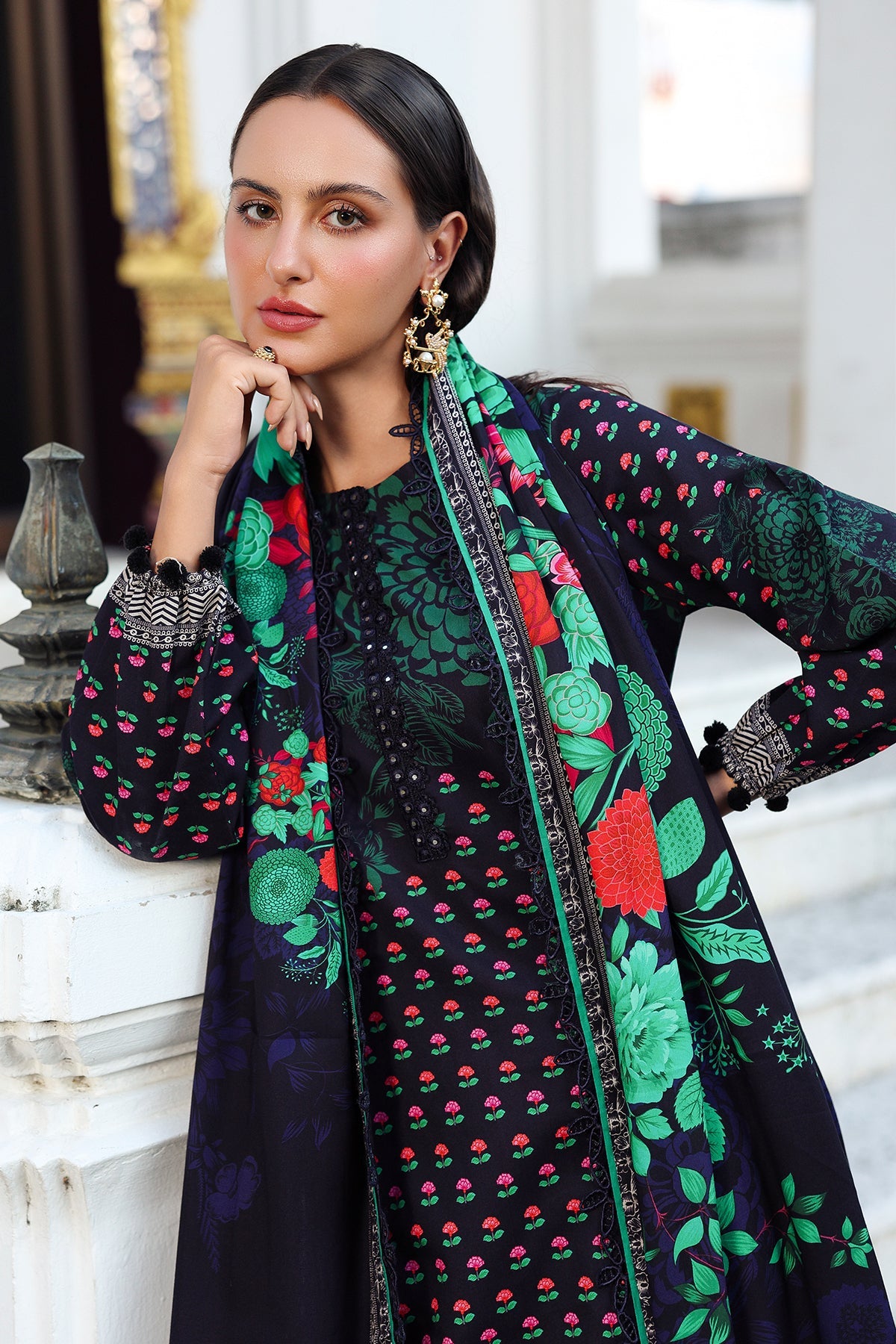 Charizma | Aniq Winter 2025 |  ANW6-07 by Charizma - Designer Dress  - Type : Ladies Clothes - Available at Libayah - 100% Original 