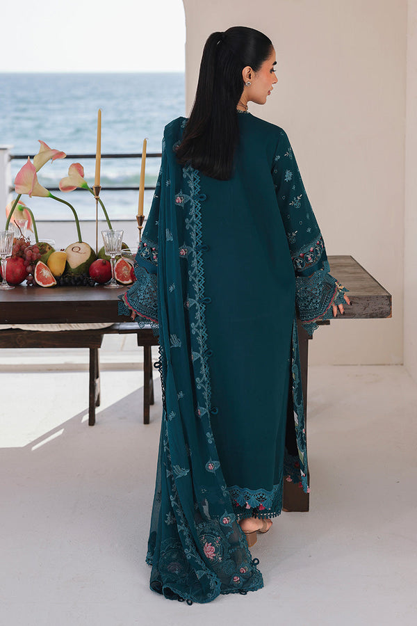 Qalamkar | Sahil Luxury Lawn 26 | SA-04 ELIF by Qalamkar - Designer Dress  - Type : Ladies Clothes - Available at Libayah - 100% Original 