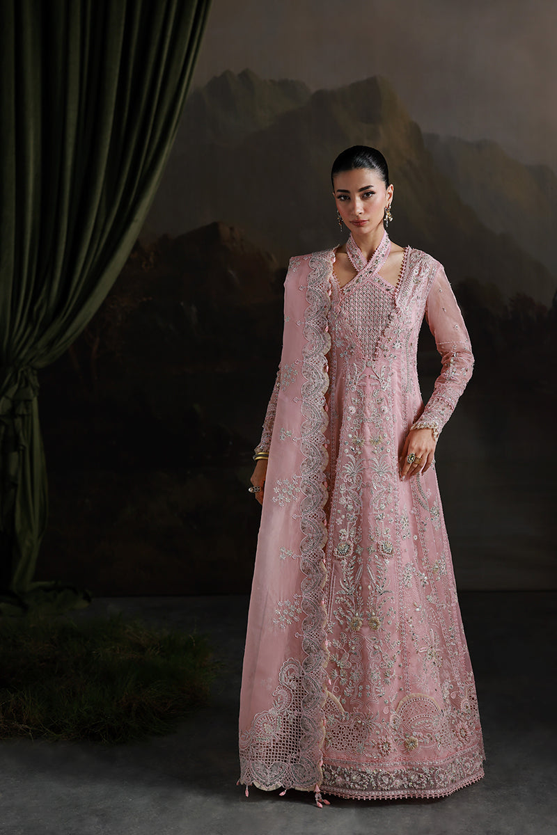 Qalamkar | Elirah Formals 25 | MF-03 BLUSH REVERIE by Qalamkar - Designer Dress  - Type : Ladies Clothes - Available at Libayah - 100% Original 
