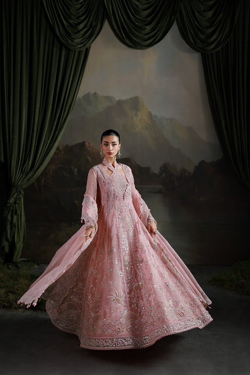 Qalamkar | Elirah Formals 25 | MF-03 BLUSH REVERIE by Qalamkar - Designer Dress  - Type : Ladies Clothes - Available at Libayah - 100% Original 
