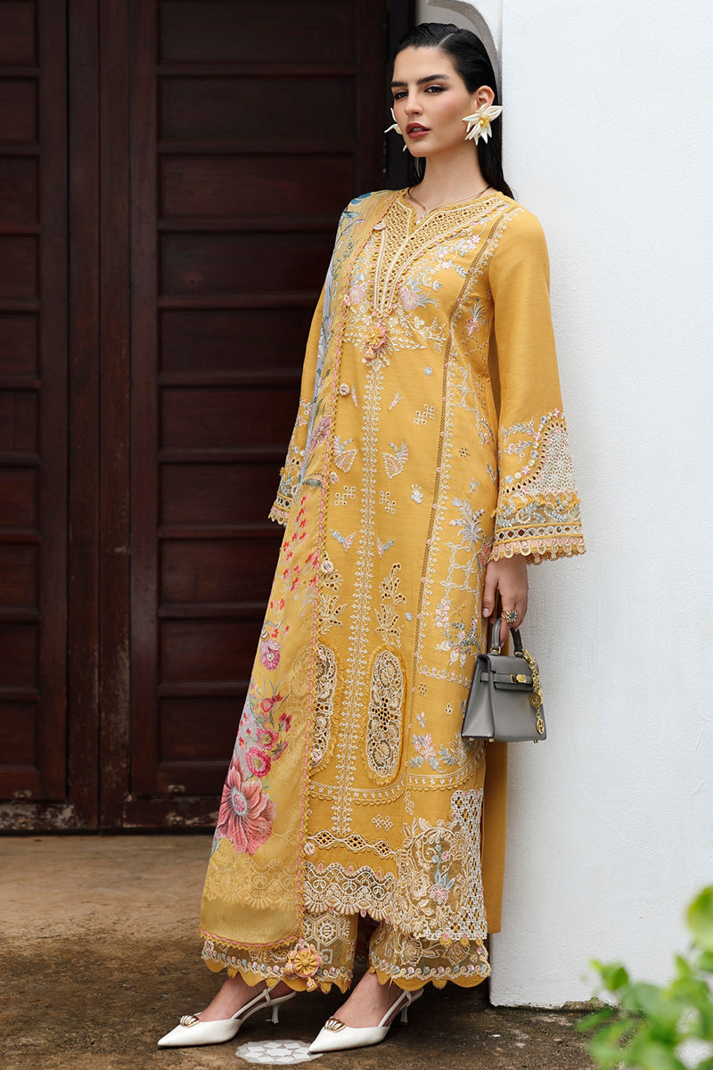 Qalamkar | Q Linen 25 | KL-06 GLEAM by Qalamkar - Designer Dress  - Type : Ladies Clothes - Available at Libayah - 100% Original 