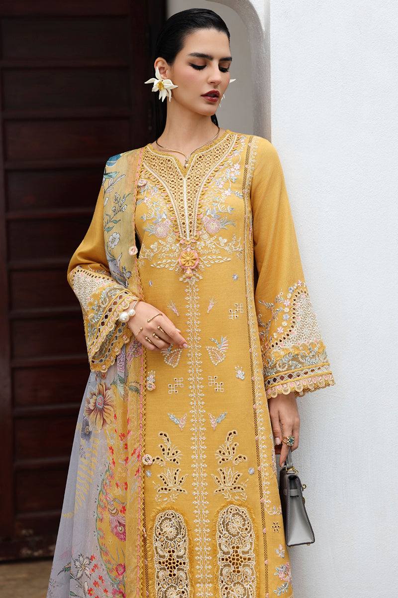 Qalamkar | Q Linen 25 | KL-06 GLEAM by Qalamkar - Designer Dress  - Type : Ladies Clothes - Available at Libayah - 100% Original 