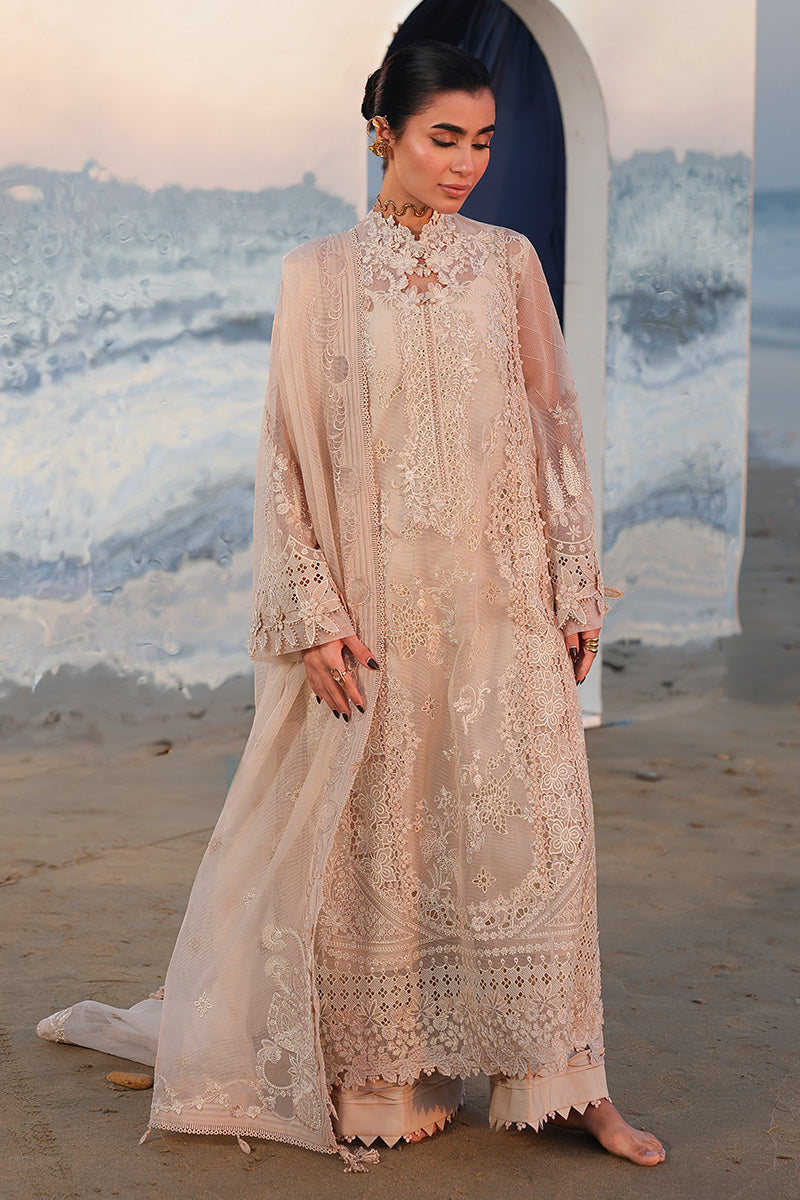 Qalamkar | Sahil Luxury Lawn 26 | SA-15 NEHAN by Qalamkar - Designer Dress  - Type : Ladies Clothes - Available at Libayah - 100% Original 