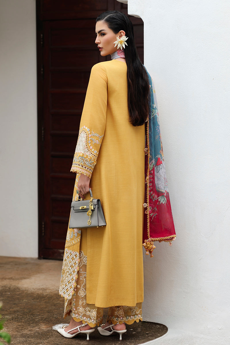 Qalamkar | Q Linen 25 | KL-06 GLEAM by Qalamkar - Designer Dress  - Type : Ladies Clothes - Available at Libayah - 100% Original 