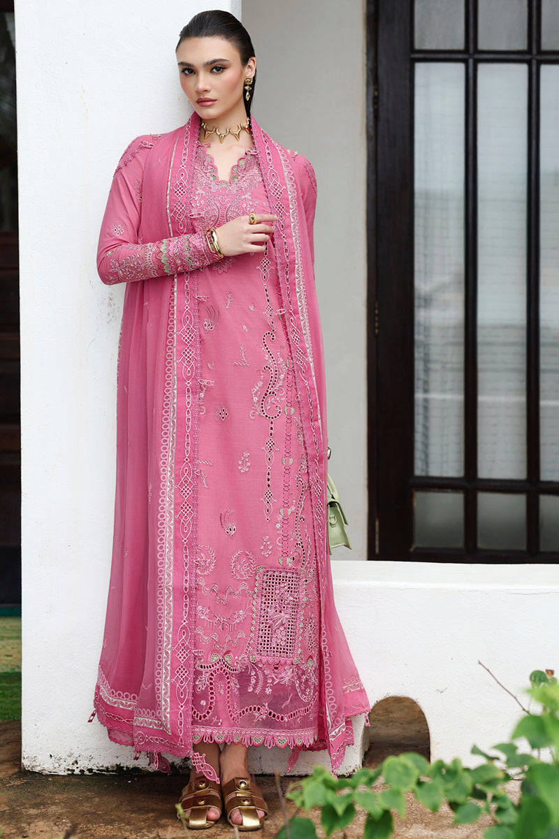 Qalamkar | Q Linen 25 | KL-04 BLOOM by Qalamkar - Designer Dress  - Type : Ladies Clothes - Available at Libayah - 100% Original 