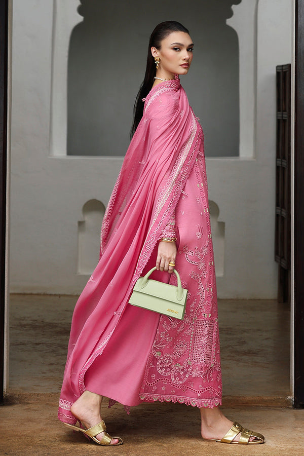 Qalamkar | Q Linen 25 | KL-04 BLOOM by Qalamkar - Designer Dress  - Type : Ladies Clothes - Available at Libayah - 100% Original 