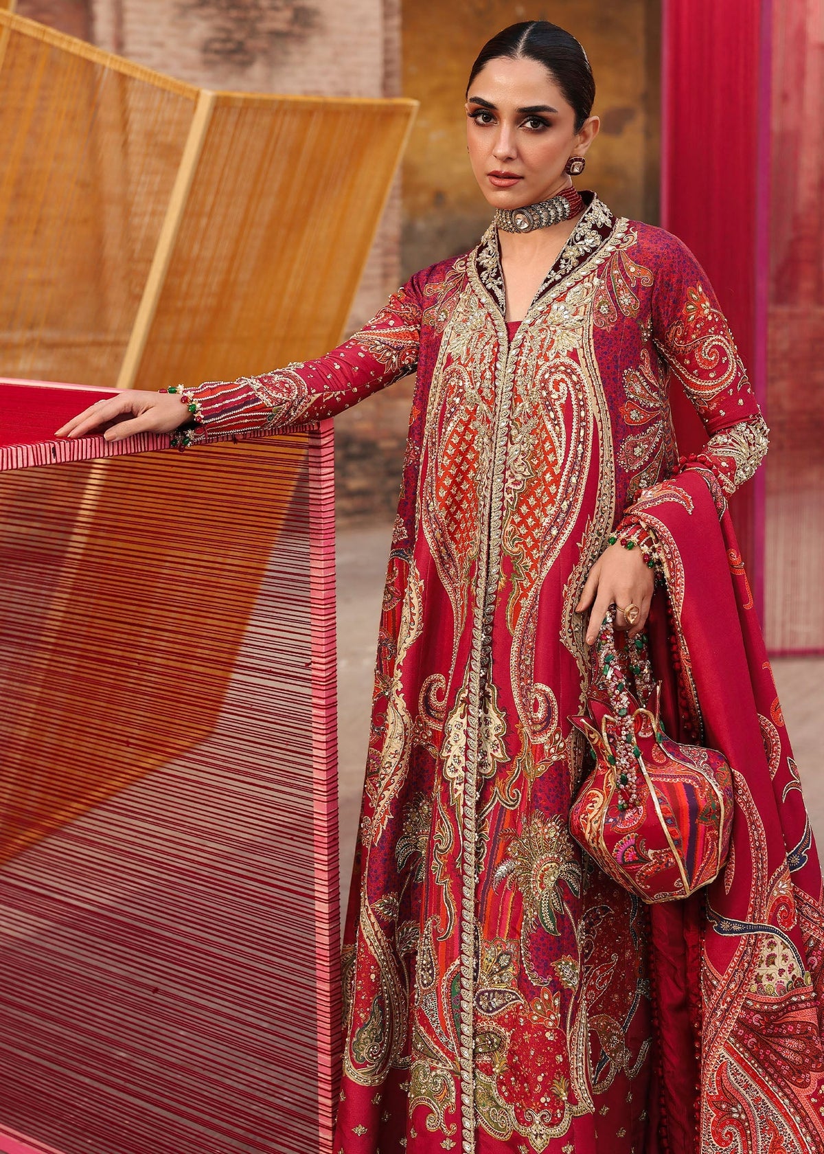 Crimson | Jhilmil Wedding Formals | DAMINI - by Libayah - Registered Vendor of : Crimson - 100% Original Designer Dress