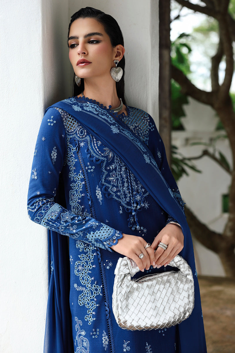 Qalamkar | Q Linen 25 | KL-03 ECLIPSE by Qalamkar - Designer Dress  - Type : Ladies Clothes - Available at Libayah - 100% Original 