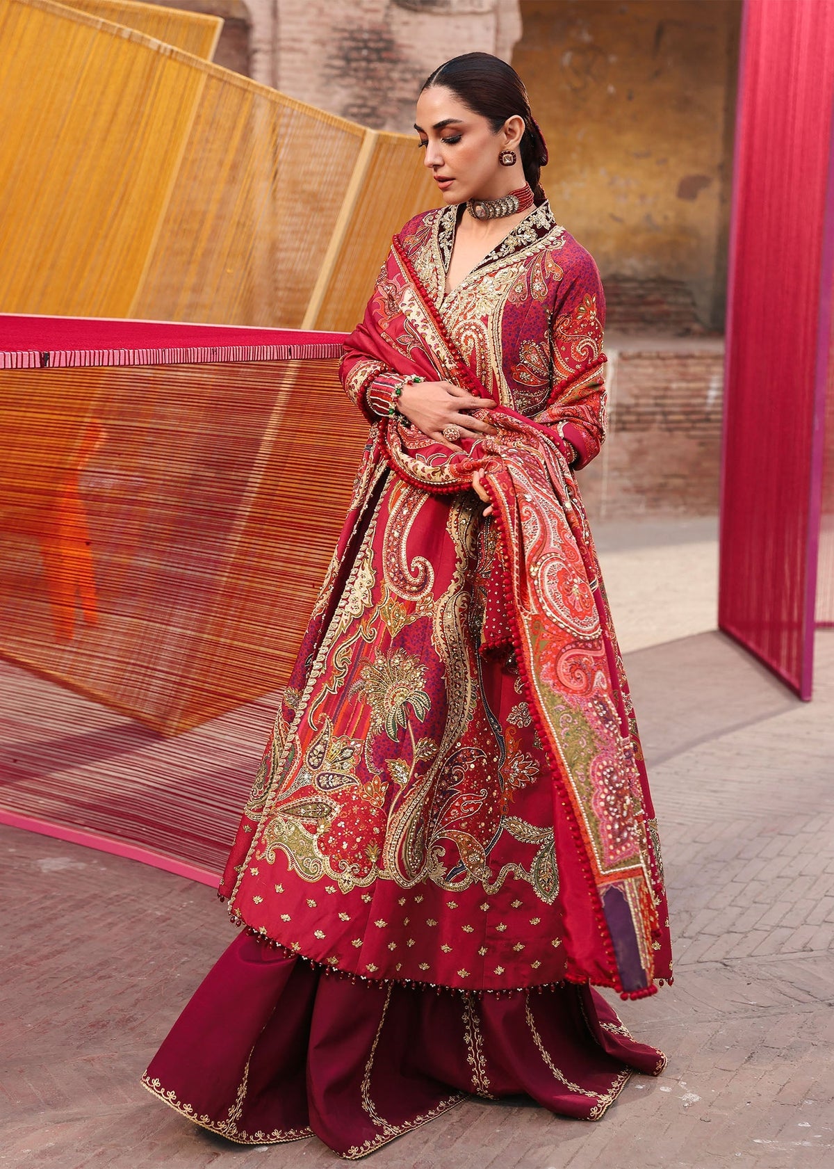 Crimson | Jhilmil Wedding Formals | DAMINI - by Libayah - Registered Vendor of : Crimson - 100% Original Designer Dress