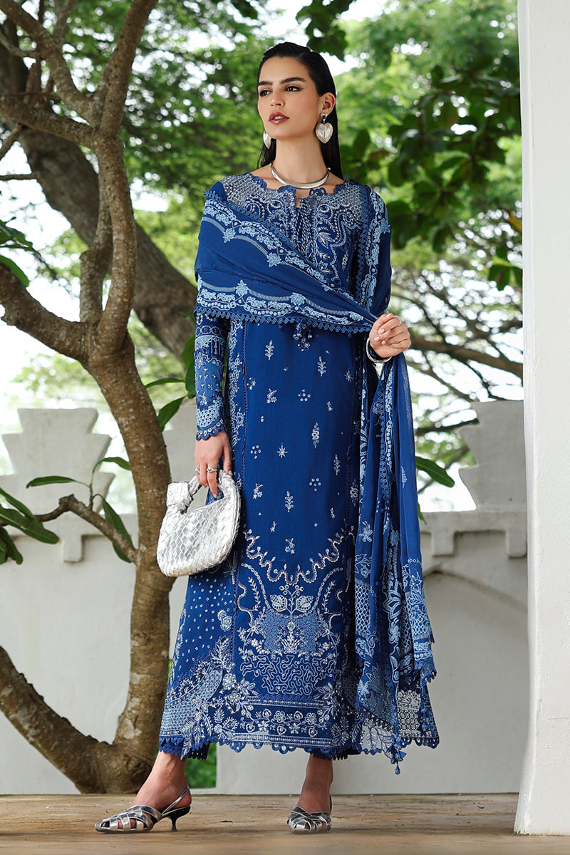Qalamkar | Q Linen 25 | KL-03 ECLIPSE by Qalamkar - Designer Dress  - Type : Ladies Clothes - Available at Libayah - 100% Original 