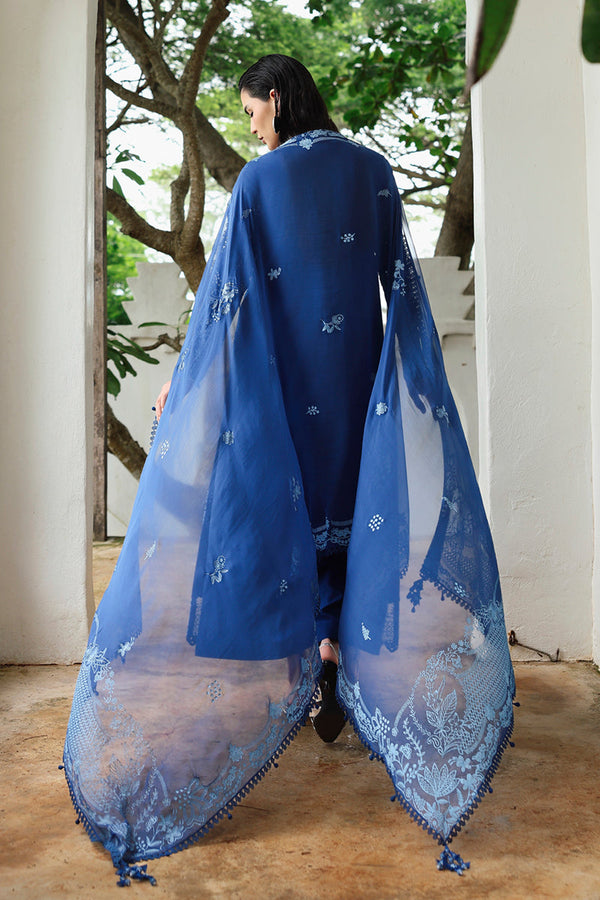 Qalamkar | Q Linen 25 | KL-03 ECLIPSE by Qalamkar - Designer Dress  - Type : Ladies Clothes - Available at Libayah - 100% Original 