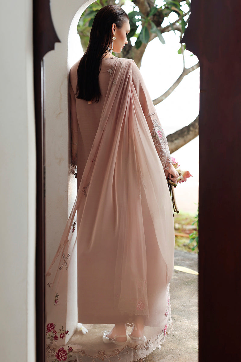 Qalamkar | Q Linen 25 | KL-14 DUSK by Qalamkar - Designer Dress  - Type : Ladies Clothes - Available at Libayah - 100% Original 