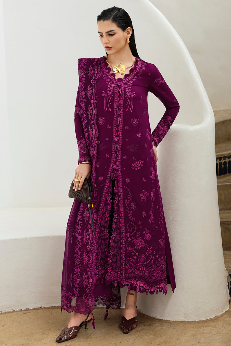 Qalamkar | Q Linen 25 | KL-01 VEYRAH by Qalamkar - Designer Dress  - Type : Ladies Clothes - Available at Libayah - 100% Original 