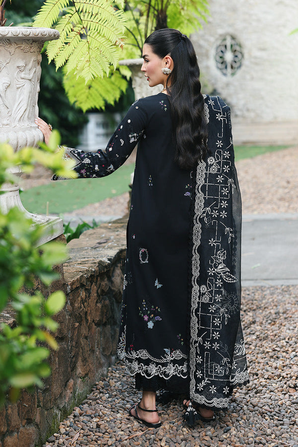 Qalamkar | Q Line Lawn Drop | RP-07 OBSIDIAN by Qalamkar - Designer Dress  - Type : Ladies Clothes - Available at Libayah - 100% Original 