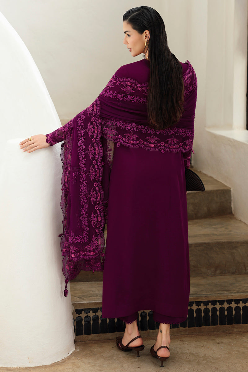 Qalamkar | Q Linen 25 | KL-01 VEYRAH by Qalamkar - Designer Dress  - Type : Ladies Clothes - Available at Libayah - 100% Original 