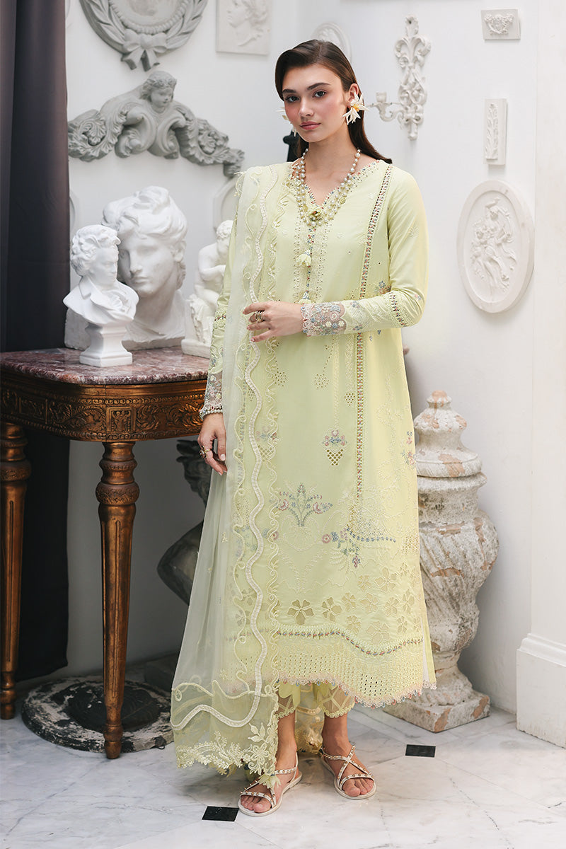 Qalamkar | Q Line Lawn Drop | RP-13 MOONSTONE by Qalamkar - Designer Dress  - Type : Ladies Clothes - Available at Libayah - 100% Original 