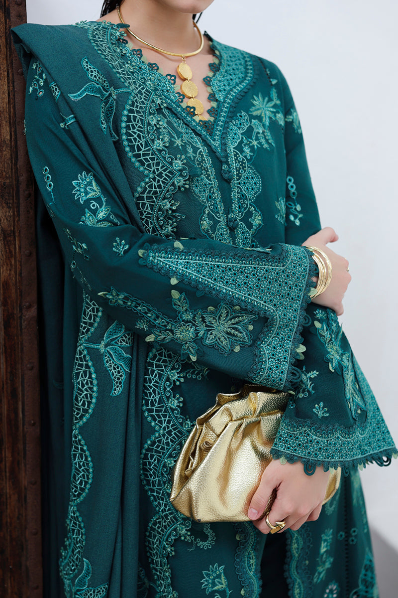 Qalamkar | Q Linen 25 | KL-11 MEADOW by Qalamkar - Designer Dress  - Type : Ladies Clothes - Available at Libayah - 100% Original 