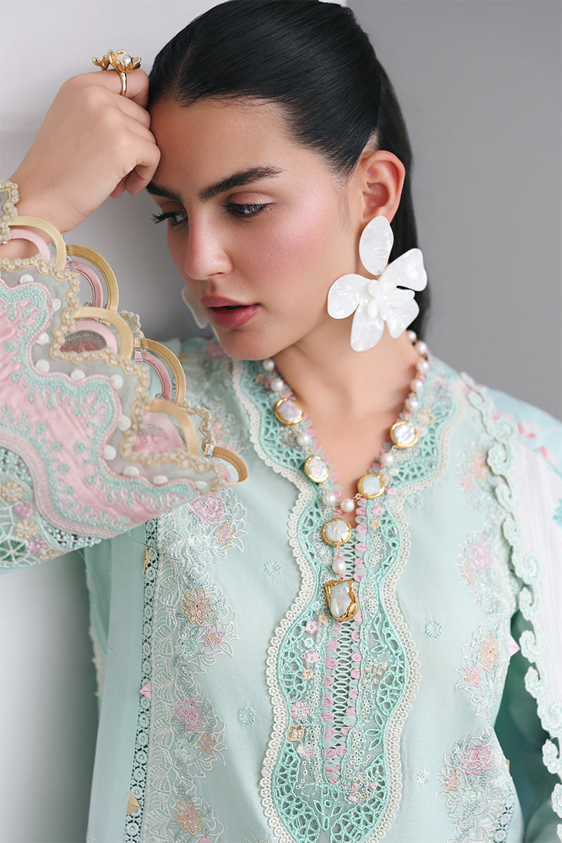 Qalamkar | Q Line Lawn Drop | RP-05 RAHA by Qalamkar - Designer Dress  - Type : Ladies Clothes - Available at Libayah - 100% Original 