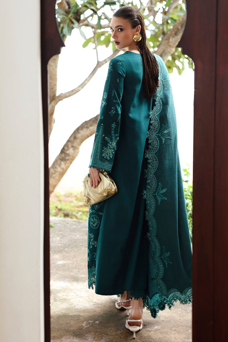 Qalamkar | Q Linen 25 | KL-11 MEADOW by Qalamkar - Designer Dress  - Type : Ladies Clothes - Available at Libayah - 100% Original 