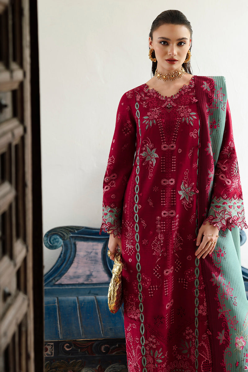 Qalamkar | Q Linen 25 | KL-12 ROOHI by Qalamkar - Designer Dress  - Type : Ladies Clothes - Available at Libayah - 100% Original 
