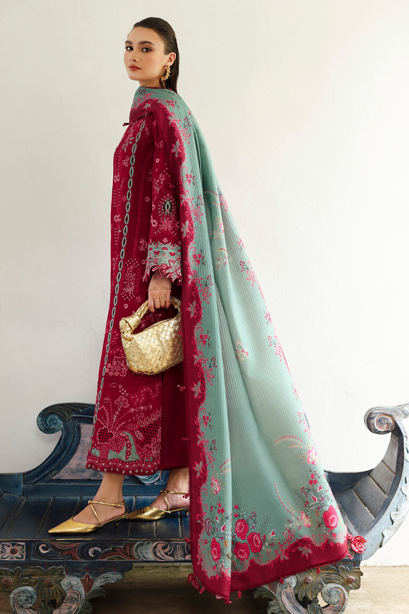 Qalamkar | Q Linen 25 | KL-12 ROOHI by Qalamkar - Designer Dress  - Type : Ladies Clothes - Available at Libayah - 100% Original 